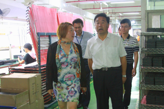 甘肃省武山县领导莅临银河官网参观考察